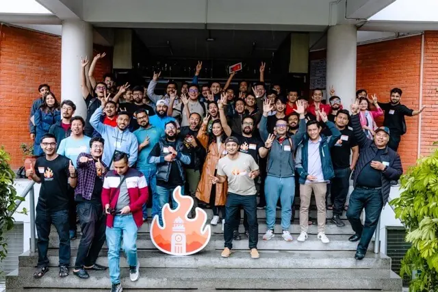 The community at BarCamp Kathmandu 2024